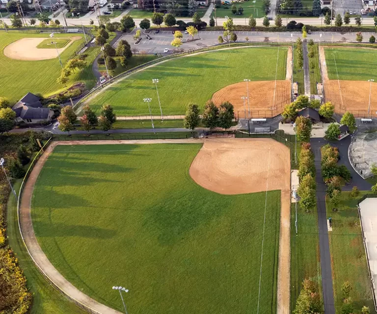 Sports Fields and Sports Complex Photo from a Drone